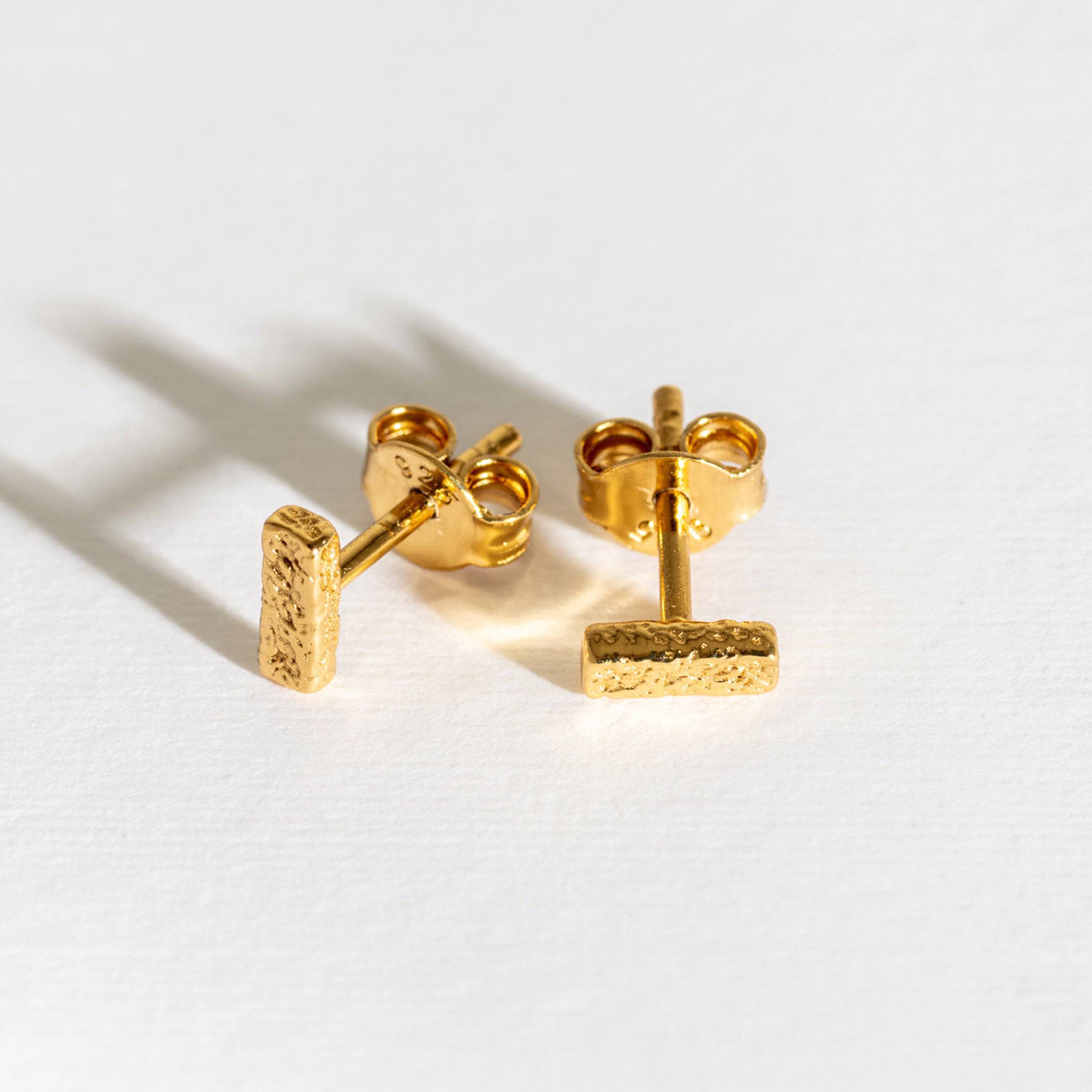 Textured discount Stud Earrings (Pair)